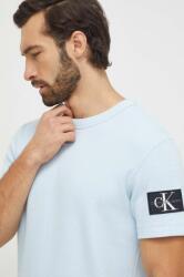 Calvin Klein Jeans pamut póló nyomott mintás - kék S - answear - 17 990 Ft