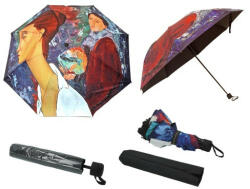 Hanipol Carmani Automata esernyő 100cm, összezárva 24cm, Modigliani: Lunia Chechowska