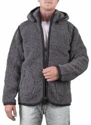 Vlnka Hanorac și vestă de lână 2în1 din lână Merino - gri închis mărimi îmbrăcăminte XL (7-00015-10-XL)