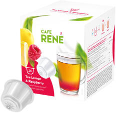 Café René Citrom és málna tea - 16 Kapszulák