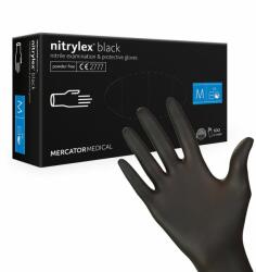 Mercator Medical Mănuși Nitril Nitrylex Black M - 100 Bucăți