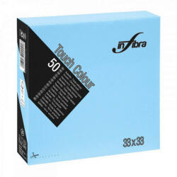 INFIBRA Szalvéta 33x33cm világoskék 2 réteg 50 lap/csomag (ADI0302)
