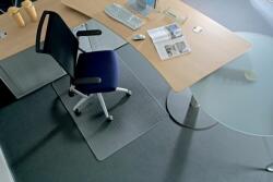 RS Office Székalátét, kemény felületre, polikarbonát, 150x120 cm, RS OFFICE "Ecogrip Solid (BREK4415) - papirtar