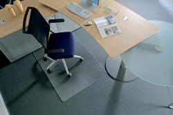 rs office Székalátét, kemény felületre, polikarbonát, 150x120 cm, RS OFFICE "Ecogrip Solid (BREK4415)