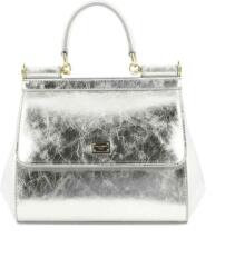 Dolce&Gabbana Medium Sicily Handbag Gri/Argintiu