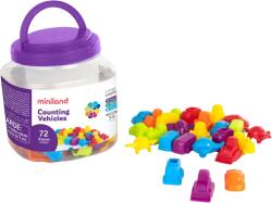 Miniland Set de 72 masinute pentru numarat si sortat (ML27370)