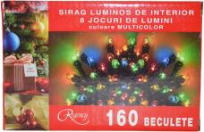 Regency Instalatie de Craciun, sirag luminos cu 8 jocuri de lumini, 160 de beculete multicolore, 8 m (MGH-565324-mt)