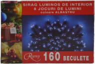 Regency Instalatie de Craciun- sirag luminos cu 8 jocuri de lumini- 160 de beculete albastre- 8 m (MGH-565324-blue)