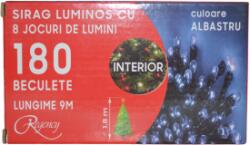 Regency Instalatie de Craciun- sirag luminos cu 8 jocuri de lumini- 180 de beculete albastre- 9 m (MGH-565325-blue)