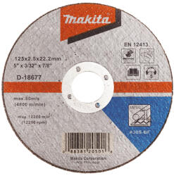 Makita DISC TĂIERE METAL Makita 125X2, 5 (HCTS02364)
