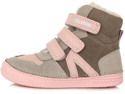 D.D.Step DDStep kislány téli cipő, rózsaszín szürke 33 (693426-8)