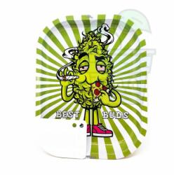  Best Buds Метална Тавичка Hungry Pizza с Магнитна Грайндер Карта (610883)