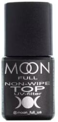 Moon Full Top coat gel-lac, fără efect lipicios, cu filtru UV - Moon Full Top Non-Wipe UV-filter 8 ml