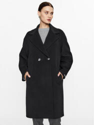 MARELLA Gyapjú kabát Nandina 2330160838200 Fekete Regular Fit (Nandina 2330160838200)