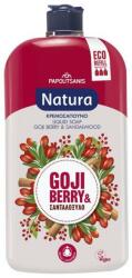 Natura Săpun lichid Goji Berry & Sandalwood - Papoutsanis Natura Liquid Soap Bottle Refill Goji Berry & Sandalwood 900 ml