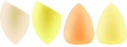 Top Choice Burete de machiaj, 4 buc, bej + galben + portocaliu + galben deschis - Top Choice 3D Make-up Sponge 4 buc