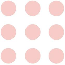 Duragon Buline, sticker decupat, Duragon, roz, pentru interior, 50 bucati/set, diametru bulina 8 cm