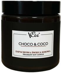 VCee Lumânare parfumată de soia Ciocolată și cocos - Vcee Choco & Coco Fragrant Soy Candle 100 ml