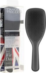 Tangle Teezer Perie de păr, negru - Tangle Teezer The Wet Detangler Black Gloss Large Size Hairbrush