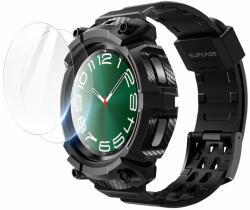 SUPCASE Husa Supcase Unicorn Beetle Pro & Tempered Glass Galaxy Watch 6 Classic (47 Mm) Black