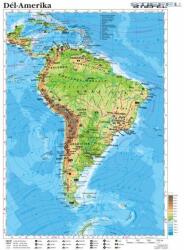  Dél-Amerika domborzata és gazdasága, 120*160 cm, laminált, faléces