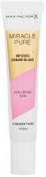 MAX Factor Miracle Pure Infused Cream Blush fard de obraz 15 ml pentru femei 01 Radiant Rose