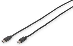 ASSMANN USB 2.0 Type C Összekötő Fekete 1m DB-300138-010-S (DB-300138-010-S)