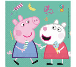 Peppa malac szalvéta - 33 cm x 33 cm, 20 db / csomag (91034)
