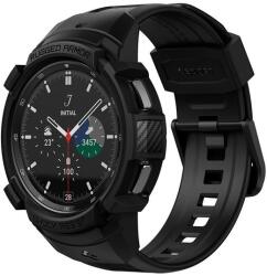 SPIGEN Samsung Galaxy Watch 4 Classic 46 (SM-R890) pótszíj (egyedi méret, állítható+szilikon keret) fekete (ACS03832)