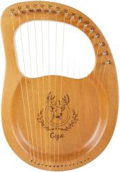 Cega Lyre Harp Rounded 16 Strings Natural