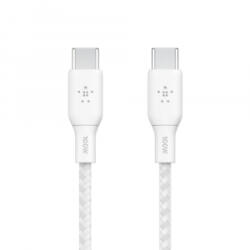 Belkin BOOST CHARGE USB-C - USB-C kábel 100W, 2m fehér (CAB014bt2MWH)