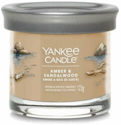 Yankee Candle Amber and Sandalwood, Yankee Candle illatgyertya, kicsi üveg, 122 (YC40744)