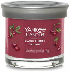 Yankee Candle Black cherry, Yankee Candle illatgyertya, kicsi üveg, 122 g (feke (YC40746)