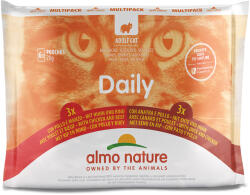 Almo Nature Daily 6x70g Almo Nature Daily Menu nedves macskatáp-Vegyes csomag 3 (2 változattal)