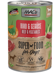 MAC's MAC's Hrană umedă pentru câini 6 x 400 g - Vită și legume