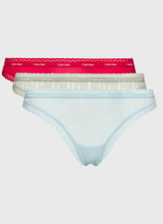 Calvin Klein Underwear Set 3 perechi de chiloți tanga 000QD3802E Colorat - modivo - 130,00 RON