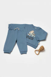 BabyCosy Set hanorac si pantaloni, Two thread, 100%bumbac organic - Indigo, BabyCosy (Marime: 18-24 Luni) (BC-CSY8025-18) - esell