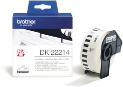 Brother DK-22214 folytonos szalagcímke 12mm x 30, 48m öntapadós White DK22214 (DK22214)
