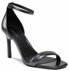 Calvin Klein Sandale Geo Stil Square Sandal 90-Pearl HW0HW01993 Negru