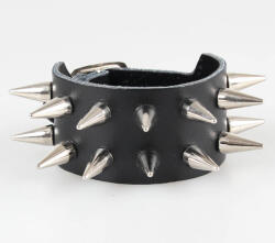 Black & metal гривна Spikes 2 - BWZ-482
