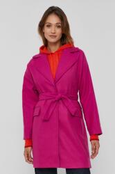 Desigual kabát női, rózsaszín, átmeneti, oversize - rózsaszín L