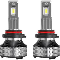 TechStar Set 2 LED-uri Auto Techstar® P30, 9006, 80w, 14000 Lumeni, 6500K, AUTO, 12-24 Volti, CSP, Canbus, Miez Cupru, Radiator Aluminiu