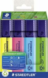 STAEDTLER Szövegkiemelõ készlet, 1-5 mm, STAEDTLER "Textsurfer® classic 364 R" 4 különbözõ szín (4 db) (TS364RC4)