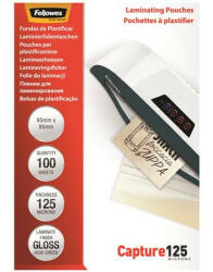 Fellowes Meleglamináló fólia, 125 mikron, 65x95 mm, fényes, 100 db, FELLOWES (5306702) - bestoffice