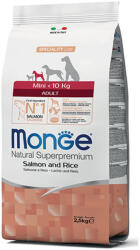 Monge Mini Adult Salmon and Rice száraz kutyatáp 7, 5 kg