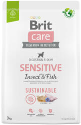 Brit Sensitive Insect & fish 3kg - hipoallergén gabonamentes kutyatáp