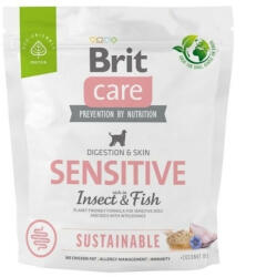 Brit Sensitive Insect & fish 1kg - hipoallergén gabonamentes kutyatáp