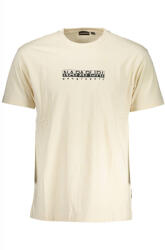 Napapijri Tricou barbati cu imprimeu cu logo din bumbac alb (FI-NP0A4GDR-S-BOX-SS-3_3288639)