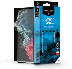 MyScreen Samsung S908B Galaxy S22 Ultra 5G edzett üveg képernyővédő fólia ívelt kijelzőhöz - MyScreen Protector Diamond Glass Edge3D - fekete