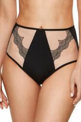 Gorteks Heidi/FW magas derekú bugyi, fekete-bézs, 5XL